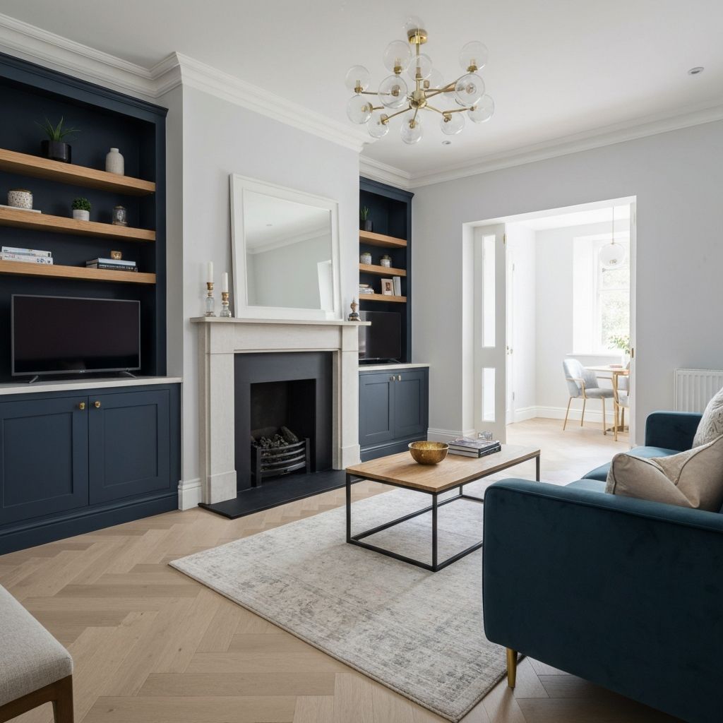 Quality interior finish with modern radiator